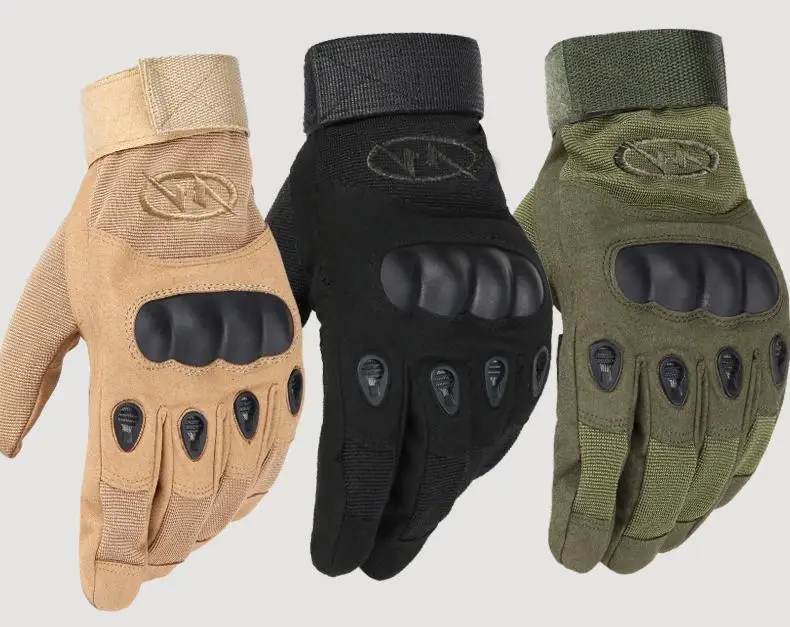 

Tactical gloves military gloves army Full finger protection combat gloves racing motorcycle gloves leather for men fighting