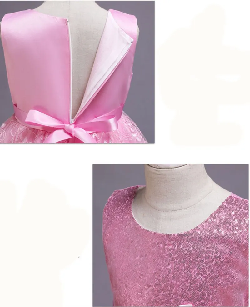 Baby Lace Petal Girls Dress Formal Birthday Baptism Christening Party Wedding for Infant 2 4 6 8 10 Years | Детская одежда и обувь