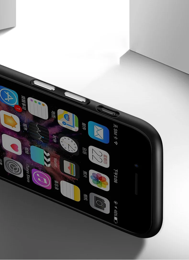 TRISEOLY чехол для Apple iPhone 7 Plus гальванический матовый из ТПУ мягкий |