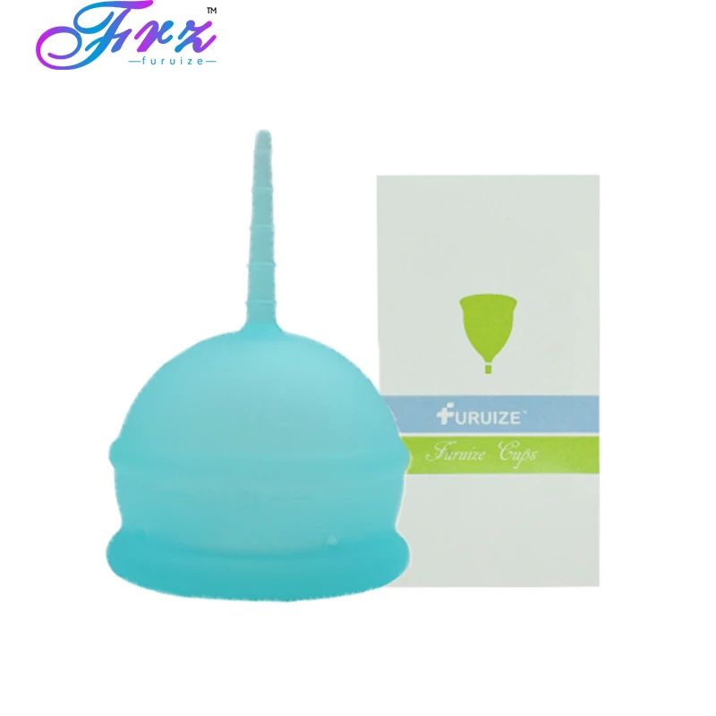 1pcs-opp pack-Blue Силиконовая менструальная чашка медицинская силиконовая чашка копа менструальная женская гигиеническая многоразовая Дамская чашка на промацию - Цвет: 1pcs-opp pack-Blue