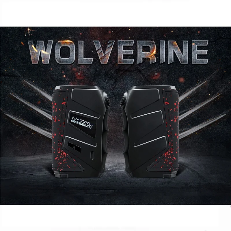 Nikola Wolverine 230 W коробка мод электронная сигарета TC Mod 18650 подходит для 510 нить Vape Танк