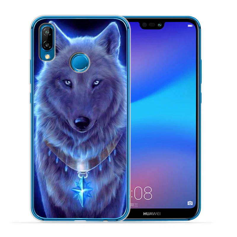 Властный волк для huawei P30 P20 Lite Pro P10 Lite P8Lite P9Lite P Smart mate 9 10 20 Lite Pro Мягкий бампер чехол для телефона