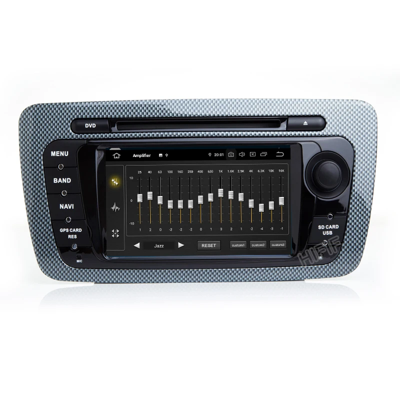 Автомобильный DVD мультимедийный плеер IPS DSP 2 Din Android 10 для Seat Ibiza 2009-2013 GPS-навигация