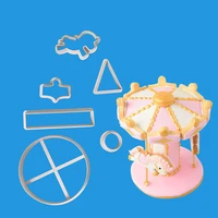 rotating small horse silicone mold fondant mould cake decorating tools chocolate mold sugarcraft kitchen accessories