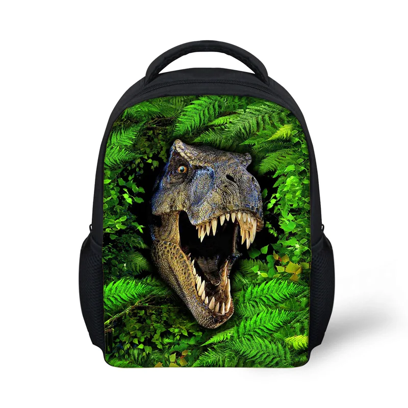 ELVISWORDS, детские школьные ранцы с 3D принтом зеленого динозавра и животного, школьные ранцы, Детская сумка для детского сада, школьный рюкзак д...