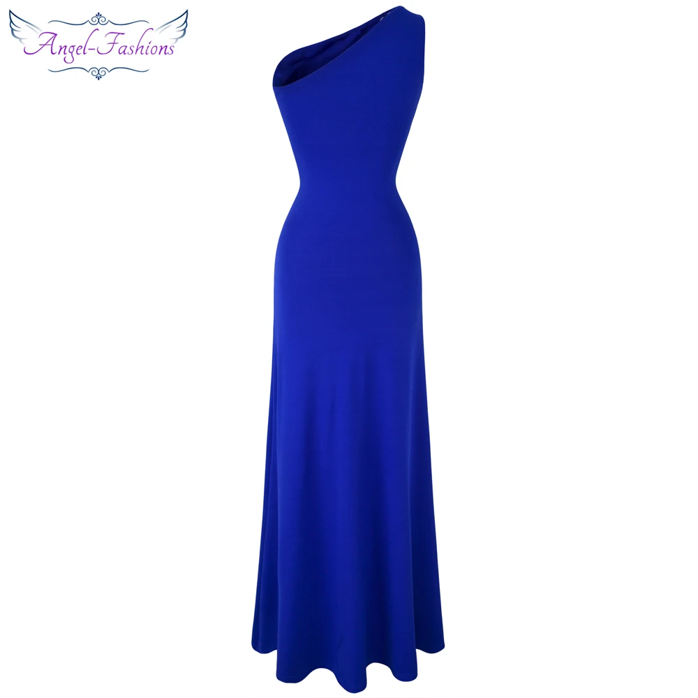 Angel-fashion аппликация на одном плече разрез Длинные вечерние платья Бисероплетение