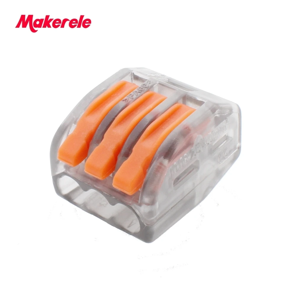 Универсальный Компактный проводки Conector клеммный блок разъемов Терминатор