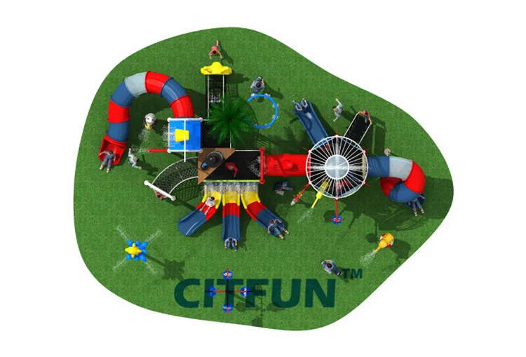 CE сертифицированная детская площадка для аквапарка горка бассейна|Детская