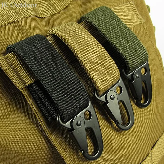 Горячая EDC инструмент Открытый Отдых D карабин ключ крюк MOLLE пряжка для ремня