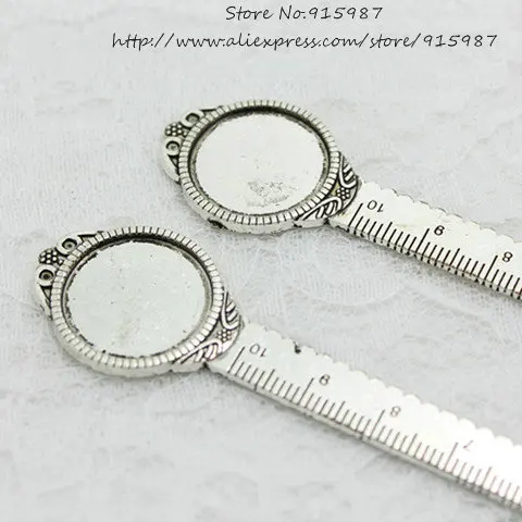 5 комплектов камея из античного бронзового сплава круглая линейка 23*132 мм