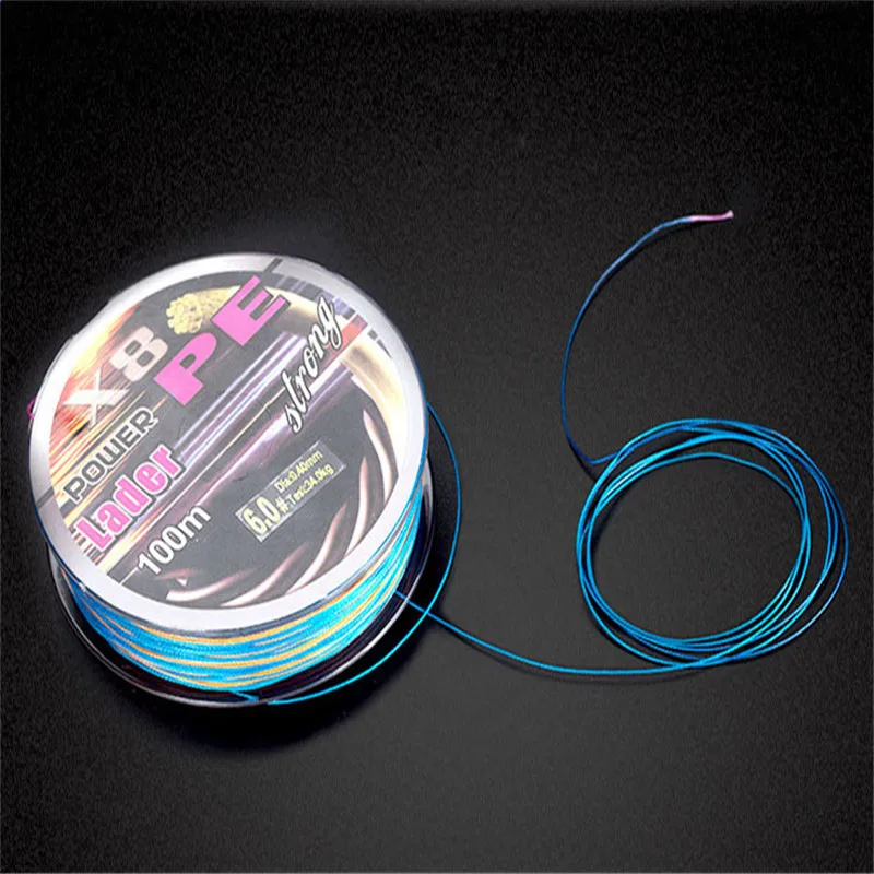 Лидер продаж супер8 жильная плетеная рыболовная леска 100 м для ловли нахлыстом 10BL
