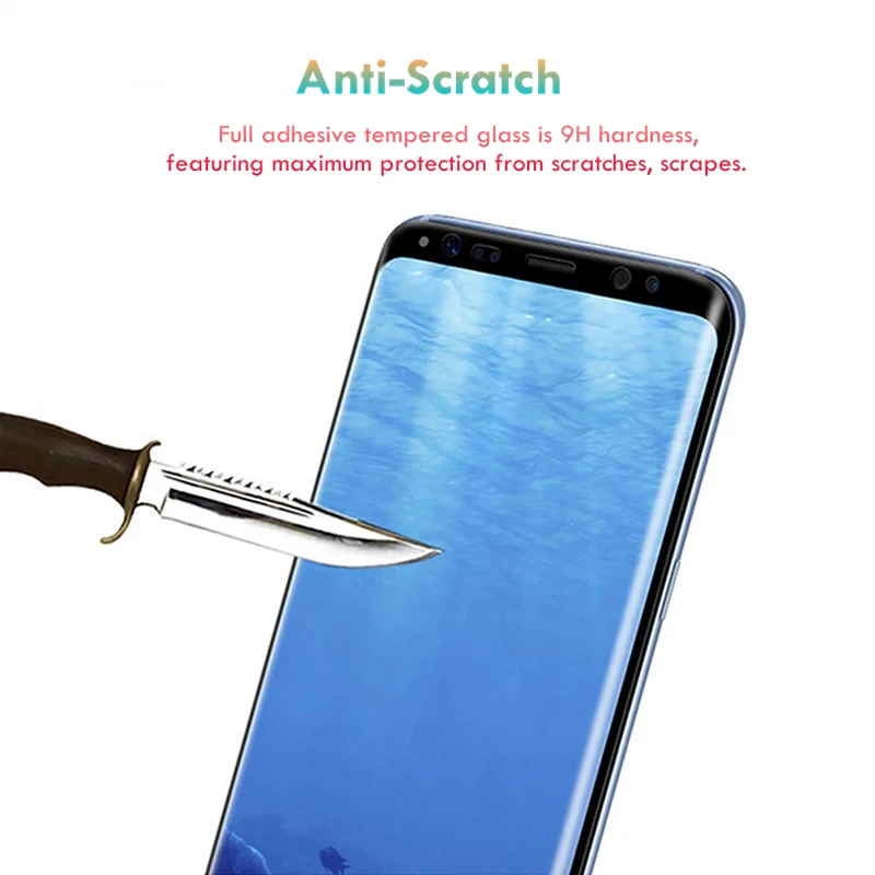 OMEVE защитная пленка на весь экран для samsung S8 Plus 3D изогнутая пленка из закаленного стекла для S9 Plus Note 8 9 S10 Plus