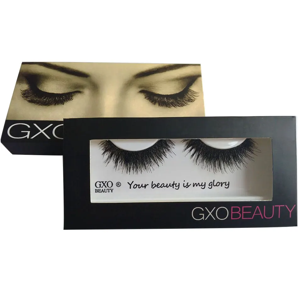 GXO BEAUTY 4 Pcs Lashes Big Eyes Handmade 3D Magnetic Cross Long False Eyelashes-D20 | Красота и здоровье