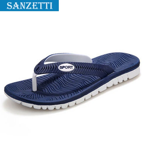 Big Size New 2015 Slippers For Men Shoes Summer Casual Beach Rubber Massage Outdoor Flip Flops Sapatos Femininos | Обувь