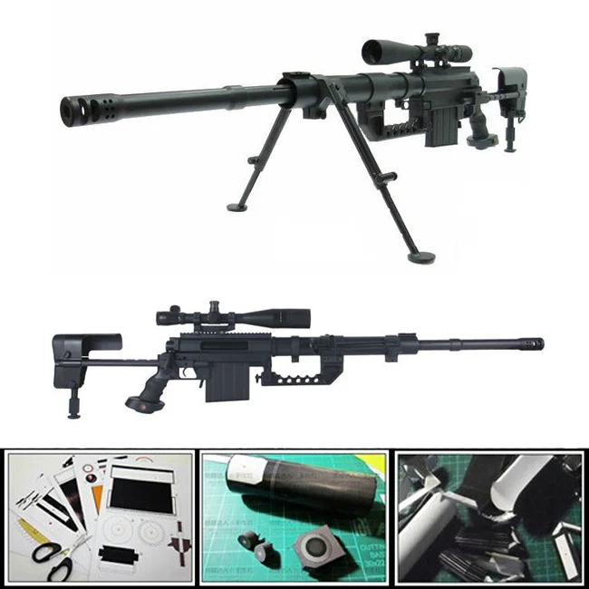 Новый 3D бумажная модель оружия M200 снайперская винтовка моделирование 1:1 масштаб