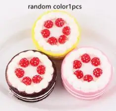 Jumbo kawaii шоколадное печенье Squishies антистресс еда Торт Пицца мягкий медленно поднимающийся дети Популярная игрушка для детей Рождественский подарок - Цвет: 6.5x3cm