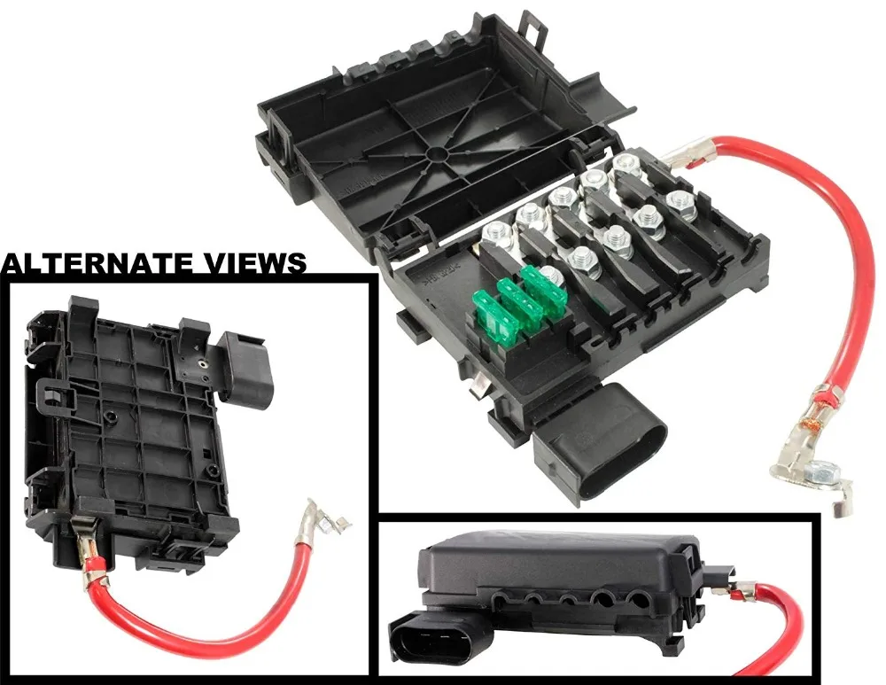 

Fuse Box Assembly Battery Mounted w/ New Fuses & Fuse Links Fits for Volkswagen 03-06 Beetle / 99-06 Golf / 01-05 Jetta
