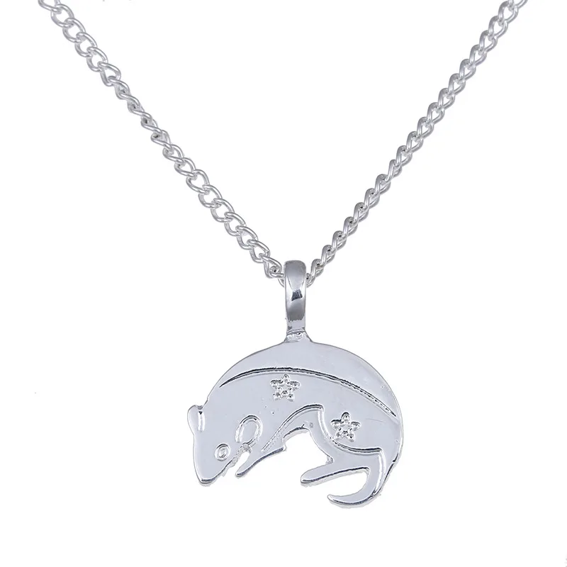 Модные ювелирные украшения животные креативный мышь сплав Clavian короткое