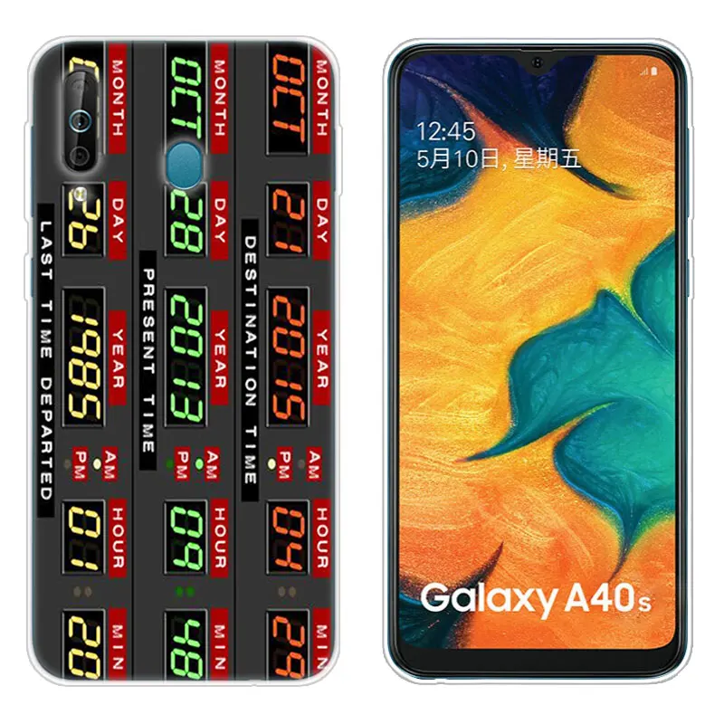 Back to the Future мягкий чехол для samsung Galaxy A90 A80 A70 A60 A50 A40 A30 A10 A20E A2CORE A9 A7 A8 A6 плюс A5 крышка