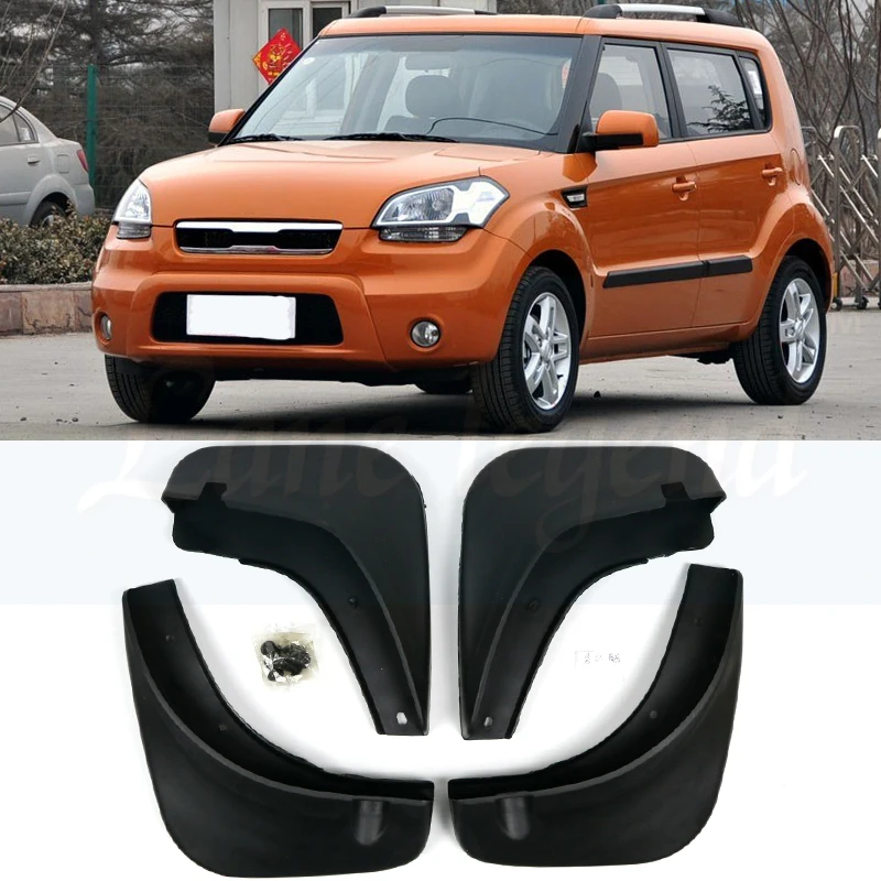 4 шт. для Kia Soul 2010 2011 2012 Автомобильные Брызговики переднее заднее крыло брызговики автоматические Брызговики