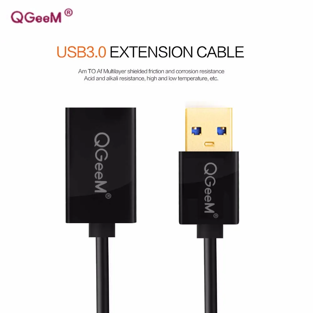 USB кабель удлинитель шнура 3.0 Мужской к USB3.0 Женский синхронизации данных