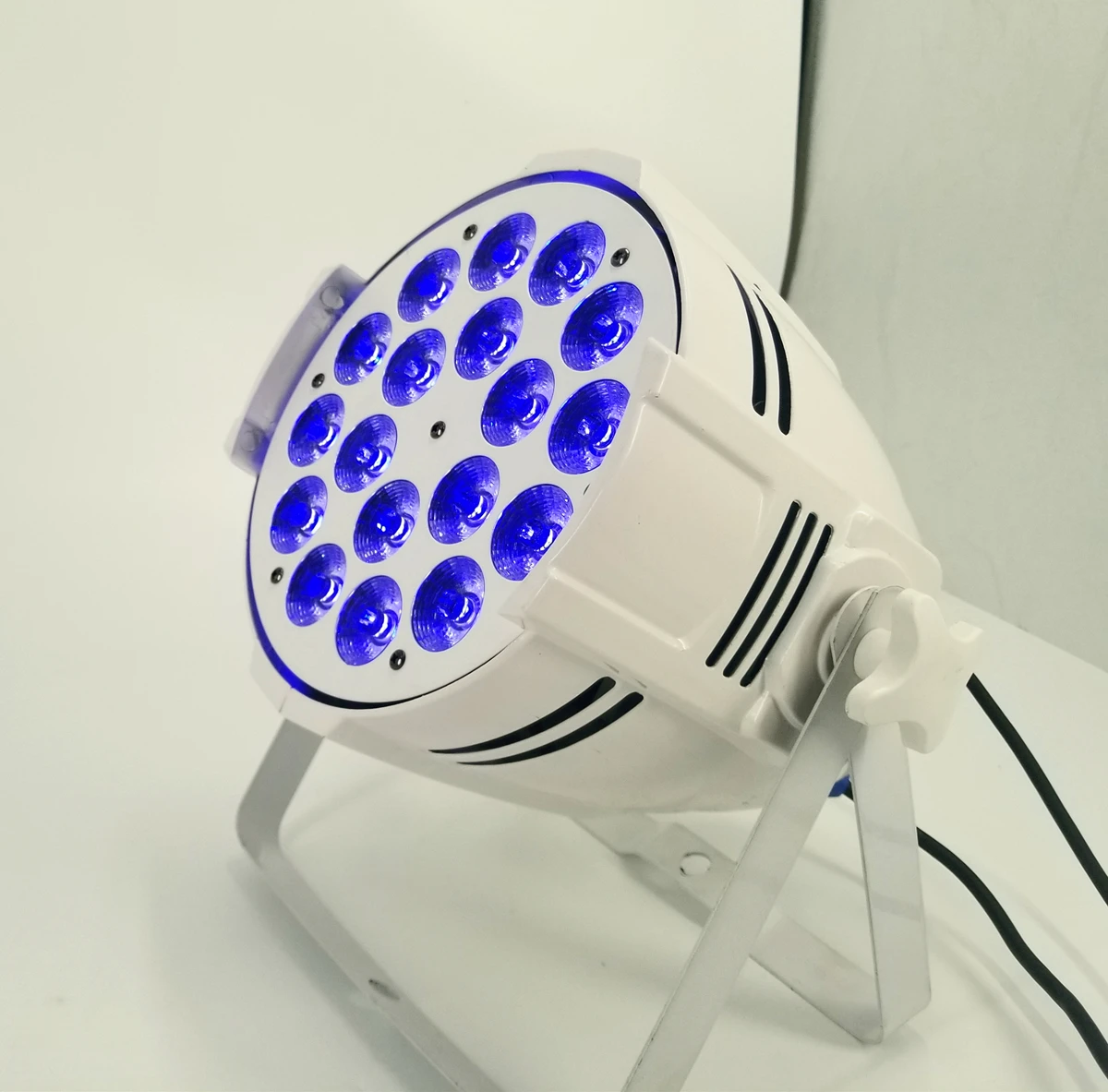 Светодиодный Par 18x18 Вт RGBWA UV 6в1 светодиодный Par свет DMX сценические огни деловые огни Профессиональный плоский параболический алюминиевый рефлектор для вечерние KTV дискотека