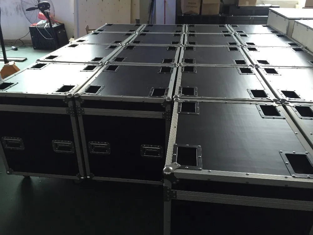 

P4 die casting aluminum Flight Case,512mmX512mm aluminium die casting cabinet, P4and P8 Flight Case, 1 Pack 6 flight case