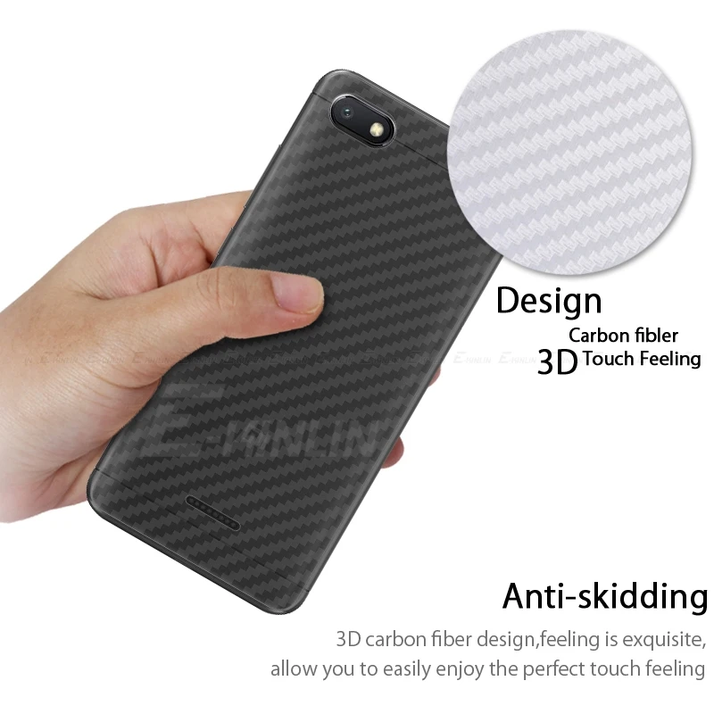 3D карбоновая задняя крышка Защитная пленка для Xiaomi Redmi 8A 8 7A 7 S2 6A 6 4A K20 Pro задняя наклейка с защитой экрана не стекло