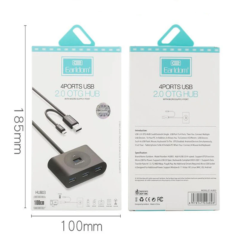 USB HUB 2 0 внешний 4 порта сплиттер зарядное устройство с микро порт питания Для iMac