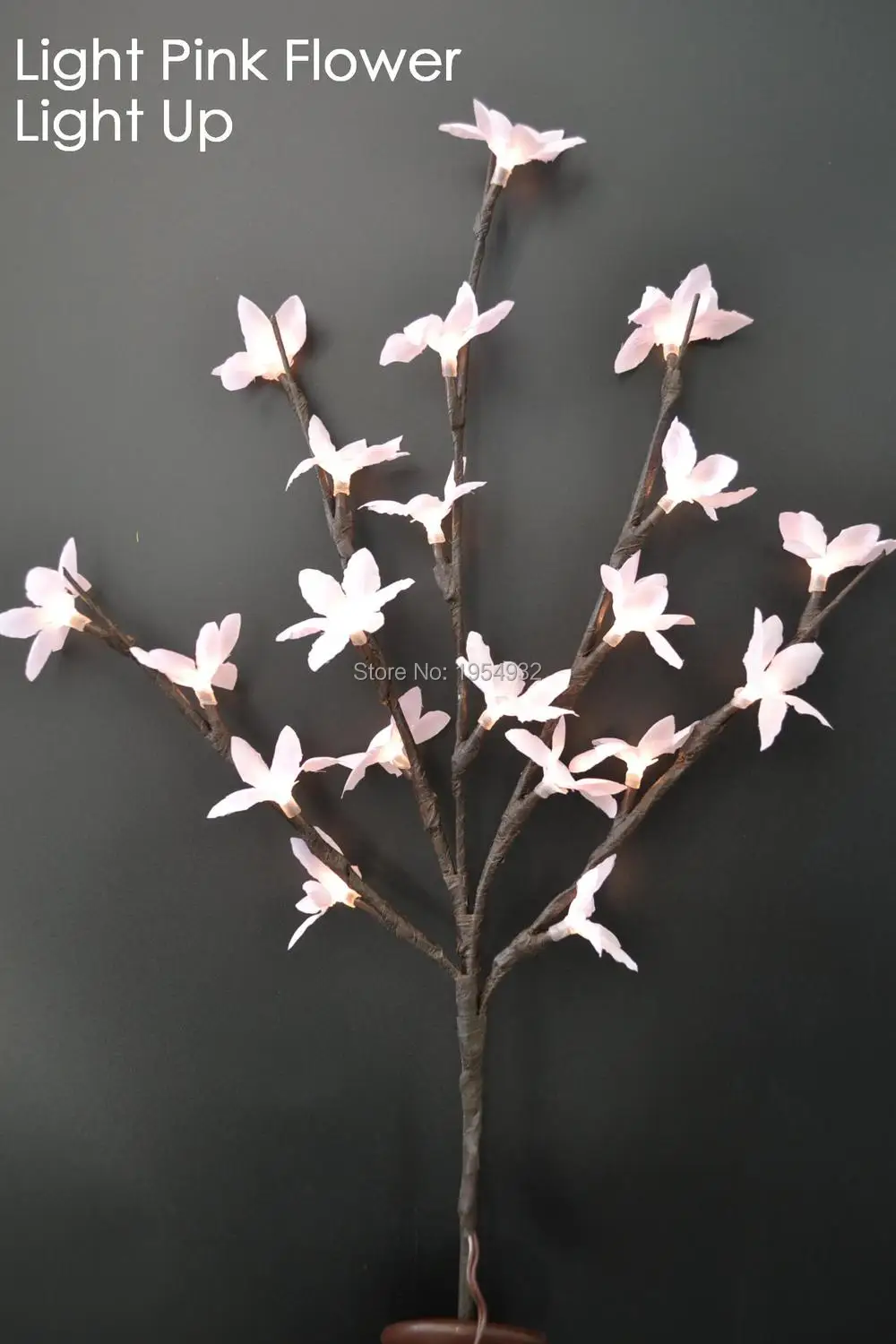 Светодиодный светильник на батарейках Forsytia Branch 2" 20 светодиодный светильник на батарейках Forsytia Branch свадебное украшение стола ветка светильник