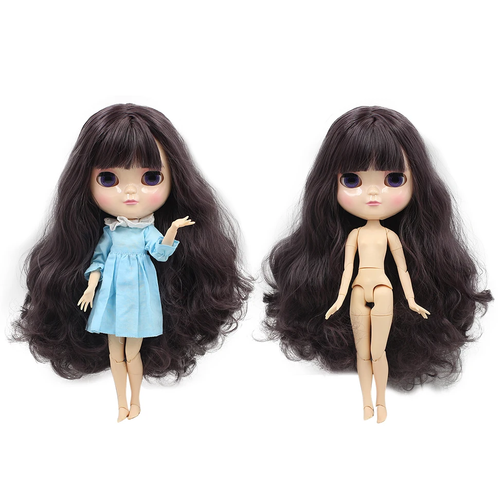 Шарнирная кукла Azone с фиолетовыми волосами 30 см в высоту | Игрушки и хобби