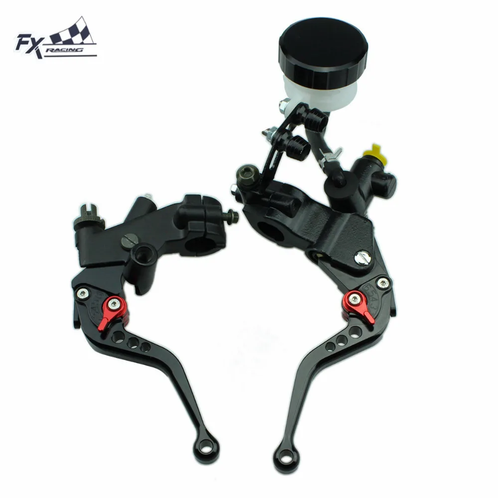 

7/8 дюйма для Yamaha FZ6 FAZER 2004 - 2011 2005 2006 мотоциклетный Главный цилиндр резервуар тормозной рычаг сцепления Гидравлический тормозной рычаг