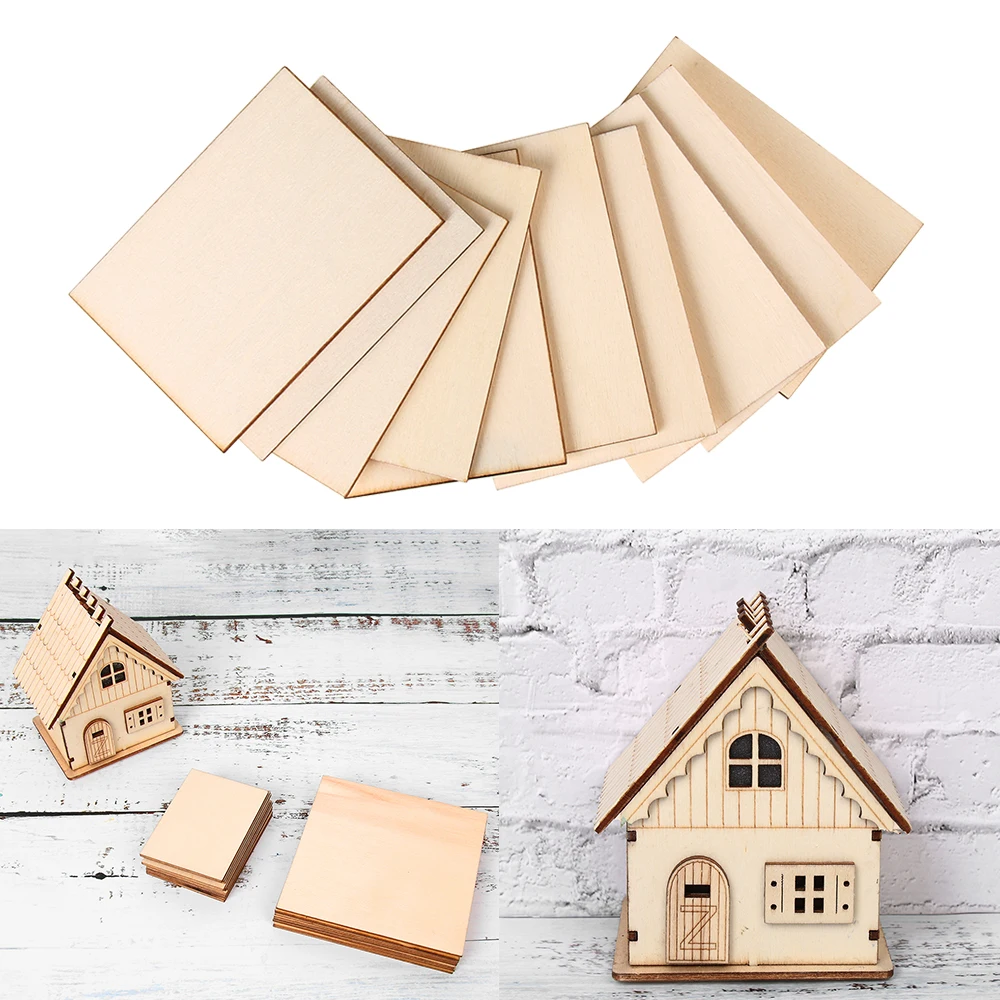 Деревянные тарелки для песочного стола Модель самолета деревянная скульптурная