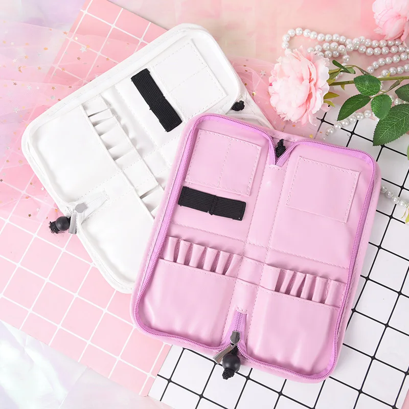 Русалка рыбья чешуя держатель кисточки для ногтей кошелек хранения