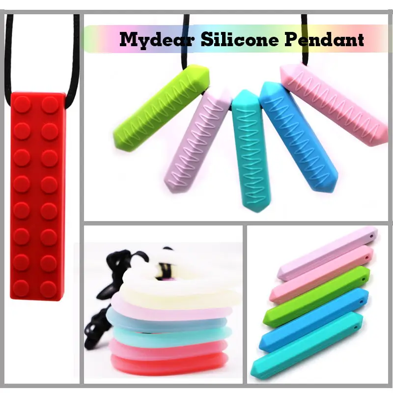 

Silicone Beads For Mommy Baby Silicone Necklace Baby Carrier Teething Accessory Silicone teether Necklace for Baby Chew Toys