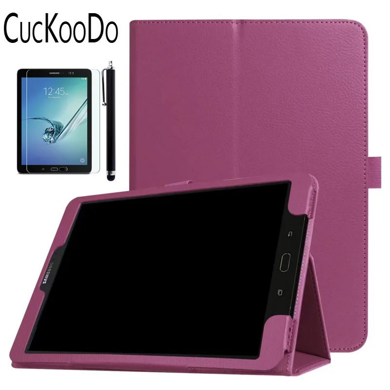 Purple.3in1 CucKooDo для Galaxy Tab S3 9,7 '', тонкий складной чехол для samsung Galaxy Tab S3 9,7 дюймов SM-T820/T825 версия планшета - Цвет: Purple.3in1