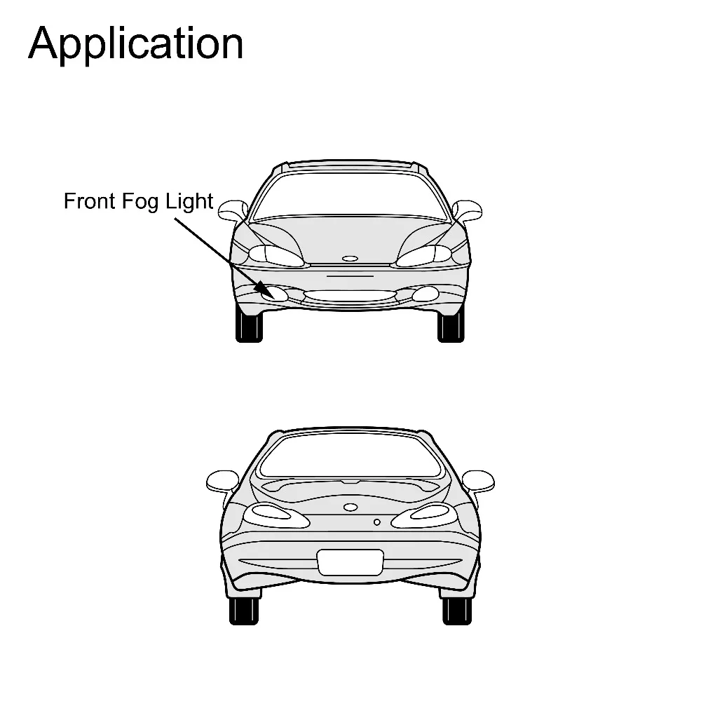AGLINT 2 шт. H16 5202 2504 Светодиодные Автомобильные противотуманные фары для вождения