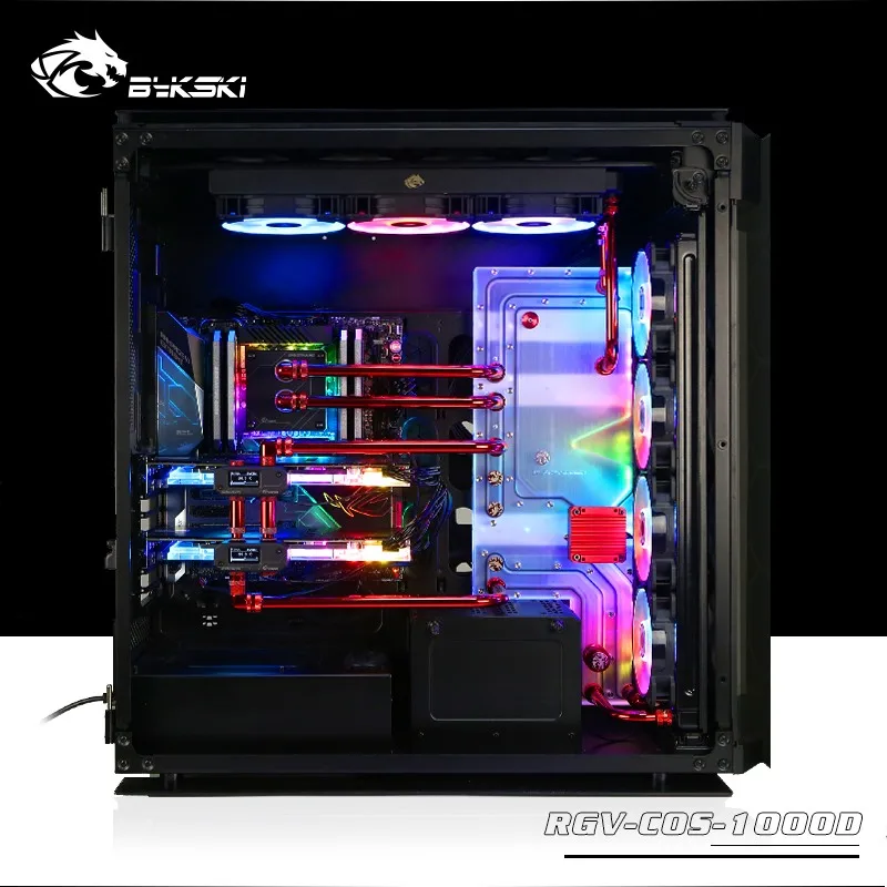Акриловая плата BYKSKI для водяного канала подходит корпуса компьютера CORSAIR 1000D