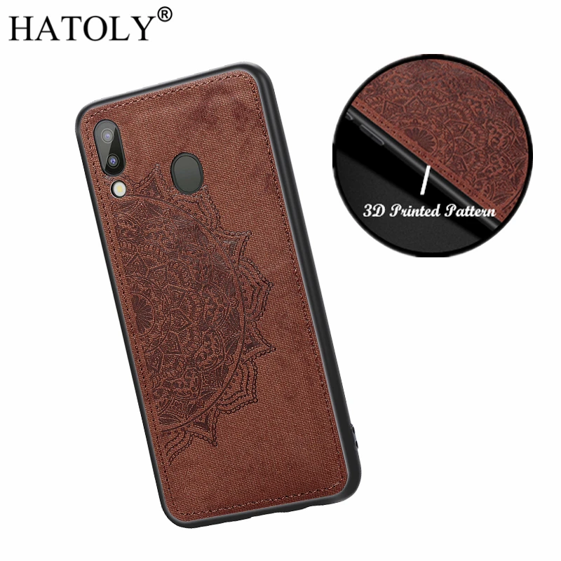 Чехол HATOLY с 3D цветами для samsung Galaxy M20 мягкий силиконовый чехол краями Жесткий