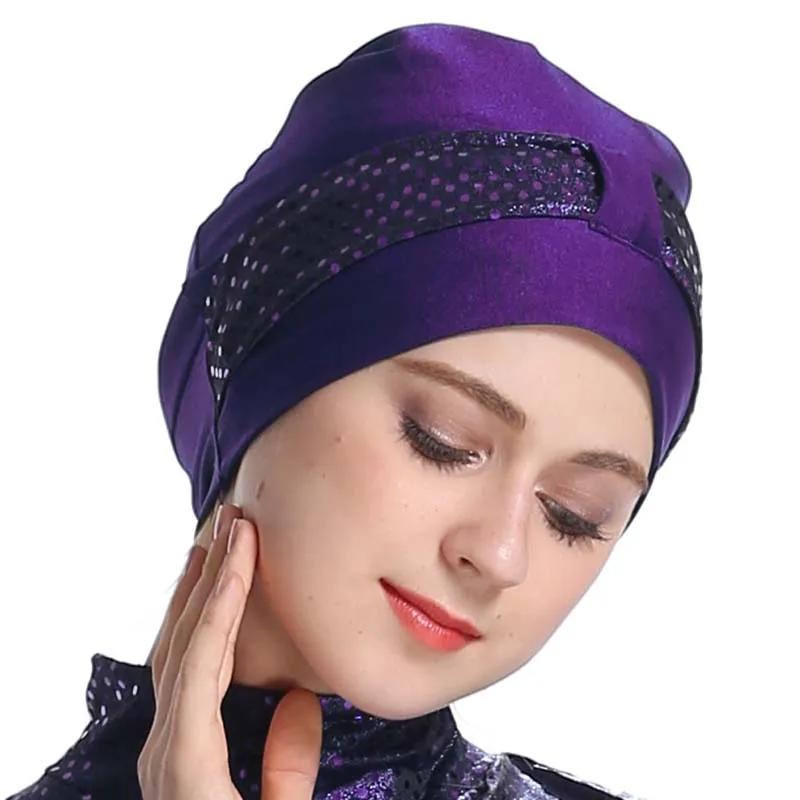 BAILUNMA Burkinis Мусульманский купальник мусульманский хиджаб женский большой размер с