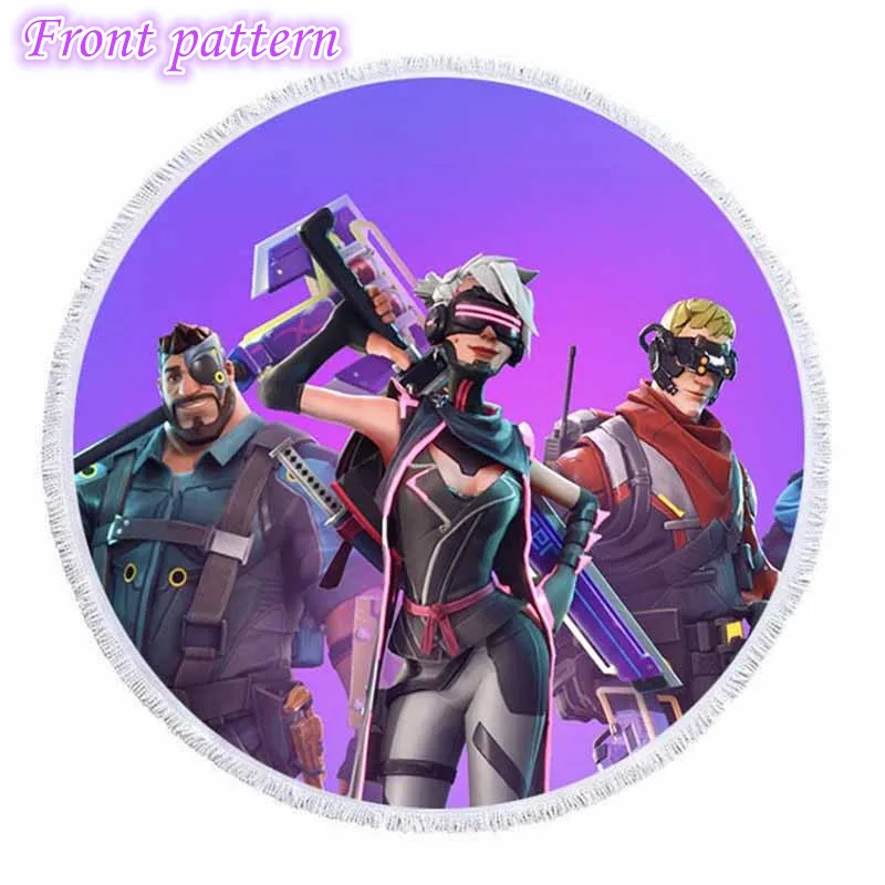 Новое высококачественное пляжное полотенце с 3D принтом из игры Battle Royale