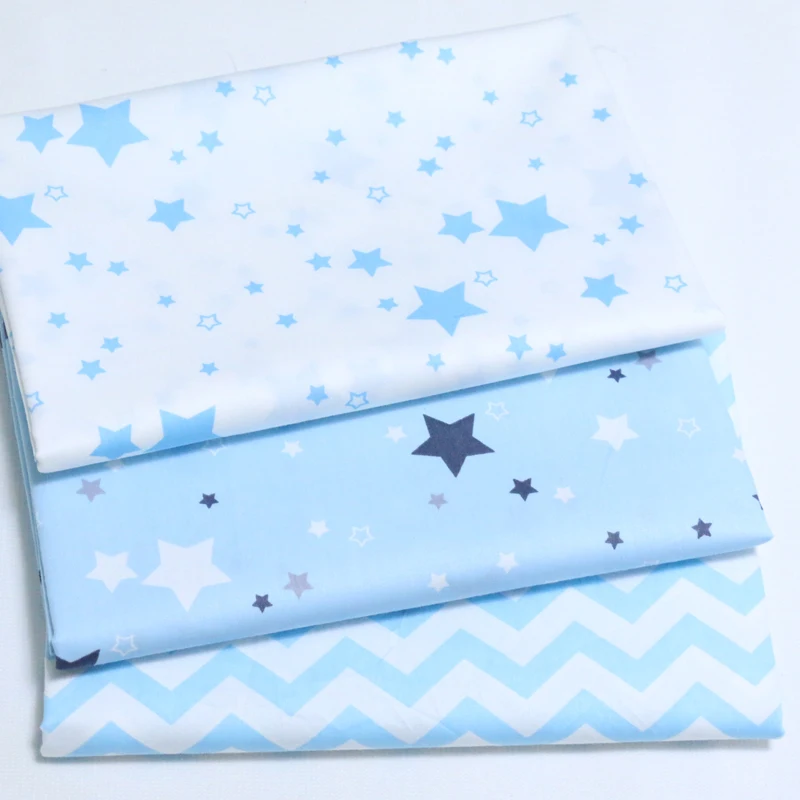 100% хлопок принт со звездой ткань для квилтинга саржа сделай сам шитье квилтинг