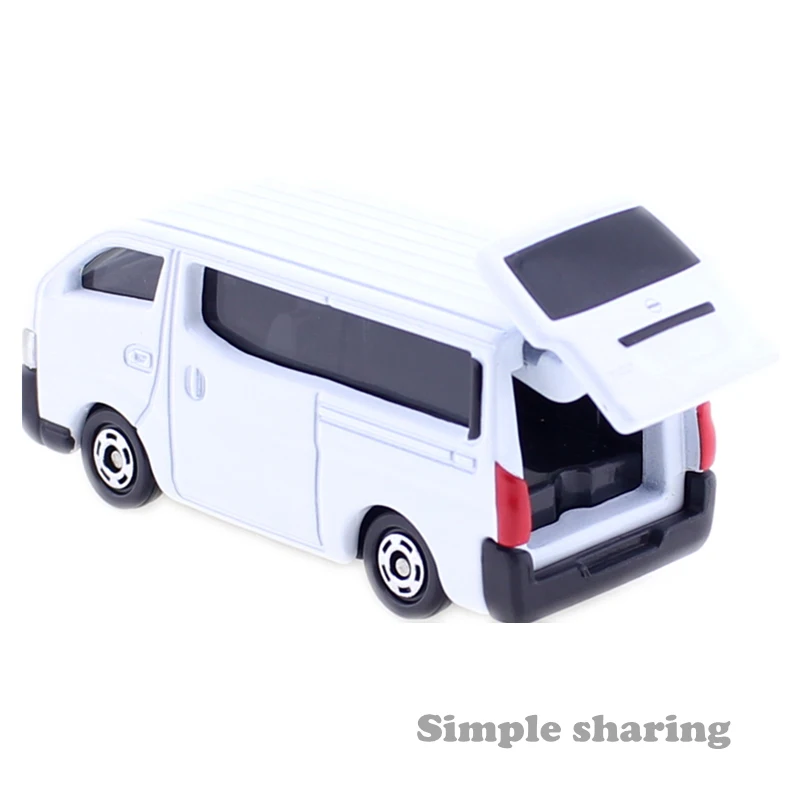Tomica No . 105 Nissan NV350 Caravan белый фургон 1:69 Takara Tomy литой металлический автомобиль в