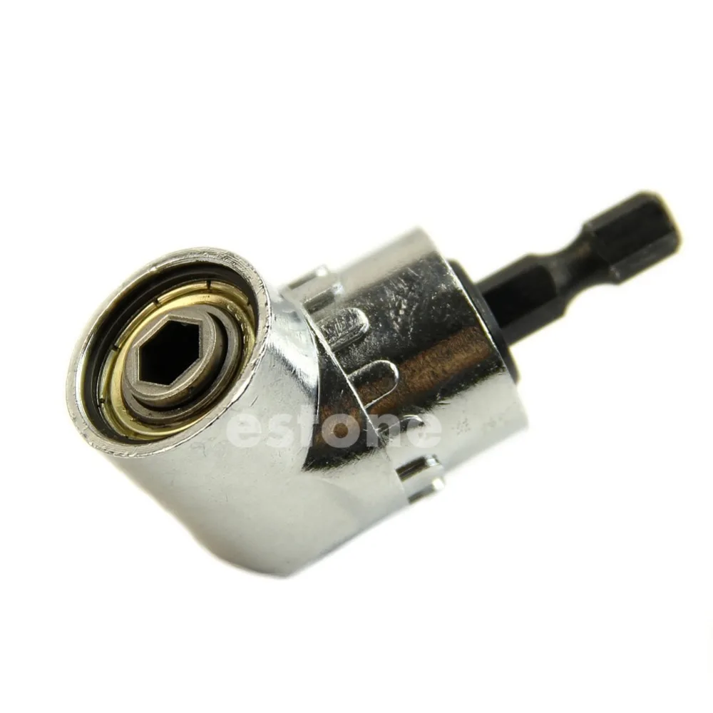 

New 105 degrees 1/4" Adjustable Hex bit Angle Driver Screwdriver tools