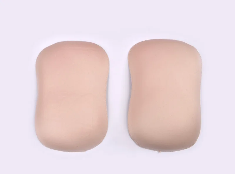 skin Большой 8 Форма мягкой губкой ягодицы Хип До поддельные бедра Enhancer и стыковой прокладки трусики нижнее белье бежевый и черный цвет один размер - Цвет: skin