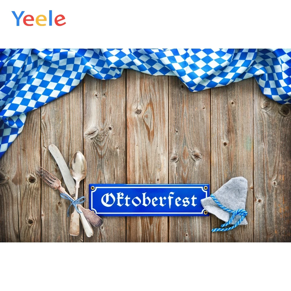 Yeele Октоберфест Вечеринка фотосессия деревянные столовые приборы фотография