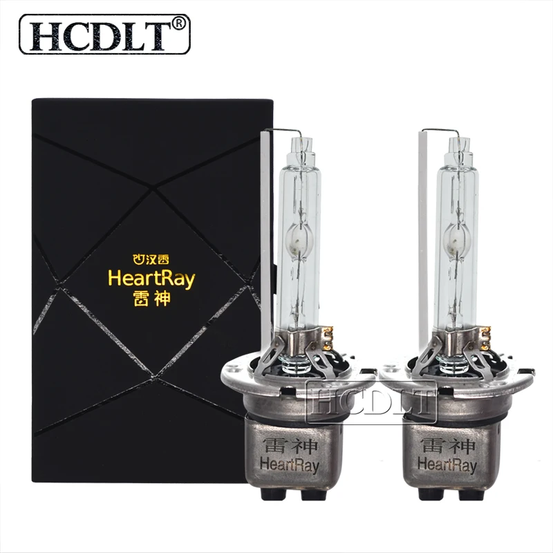 HCDLT 45 Вт D2H HeartRay HID ксеноновые лампы 4800 к 5800 к Быстрая яркая лампа лампы для 45 Вт 55 Вт автомобильный светильник ксеноновый HID головной светильник балласт комплект