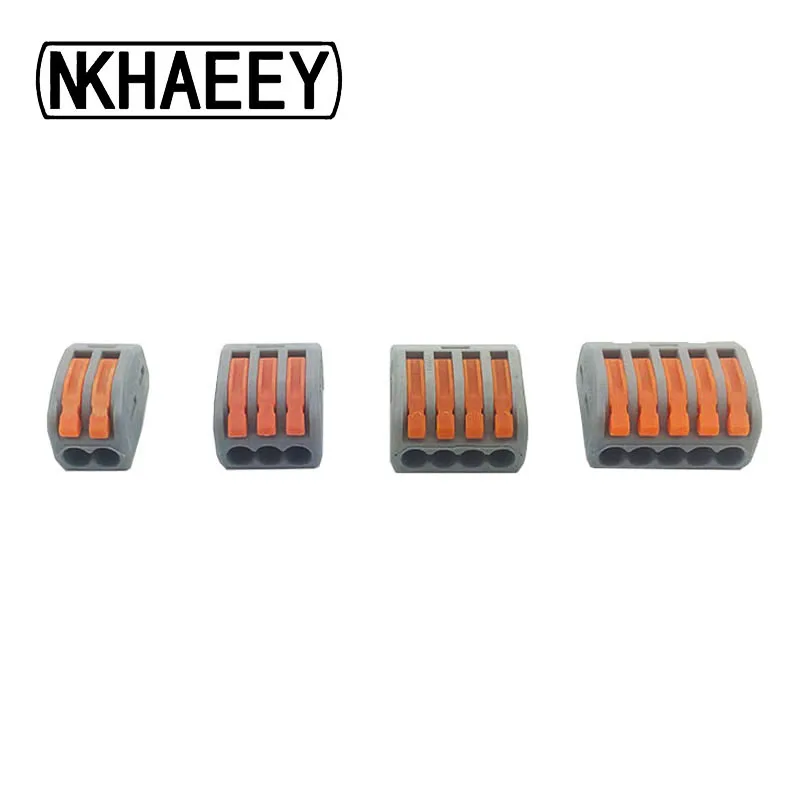 Тип провода разъем 222 серии 10 шт. клетка пружина Универсальный Быстрый проводки