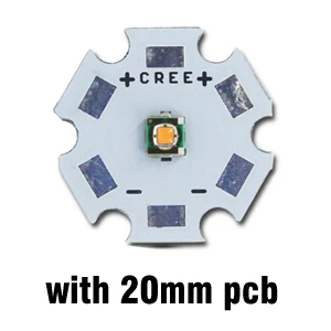 10-50 шт. CREE XPE XP-E R3 3 Вт 3535 SMD высокая мощность светодиодный излучатель диод холодный белый теплый белый красный синий зеленый желтый УФ IR850 для DIY - Испускаемый цвет: With 20mm PCB