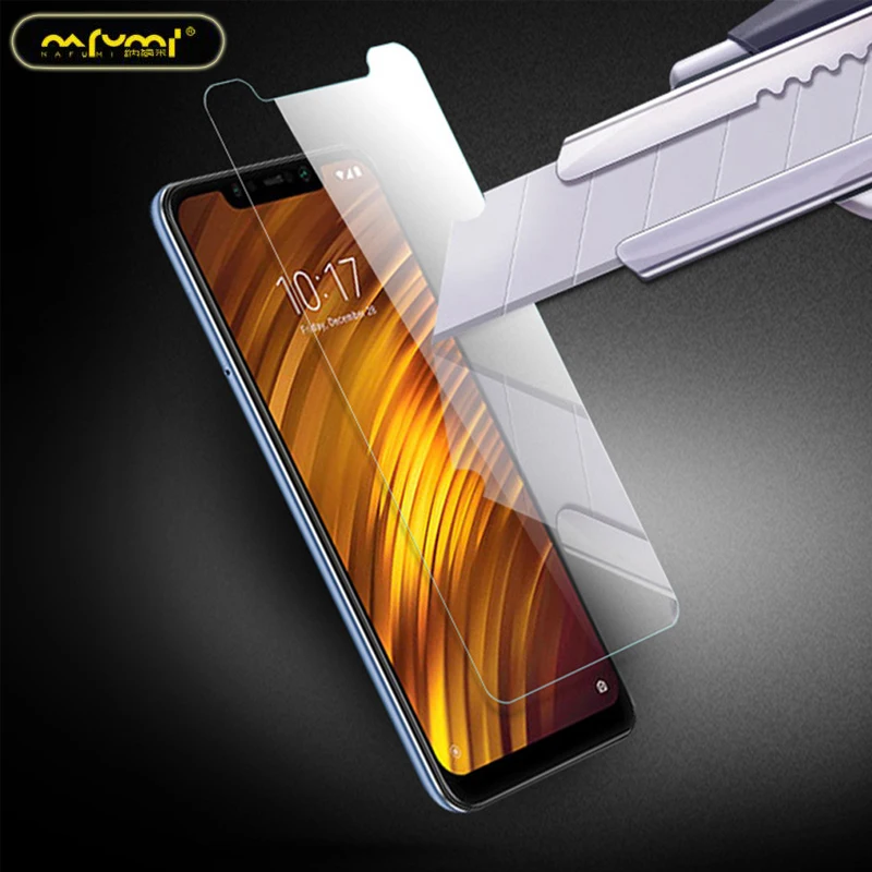 Закаленное стекло для Xiaomi Pocophone F1 Mi Max 2 3 9H 2.5D 0 26 мм Защитное экрана защитная